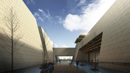 開(kāi)封新區(qū)中心商務(wù)區(qū)博物館規(guī)劃館景觀工程